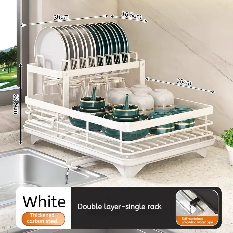 DRAINING Adjustable Stainless Steel Dish Rack